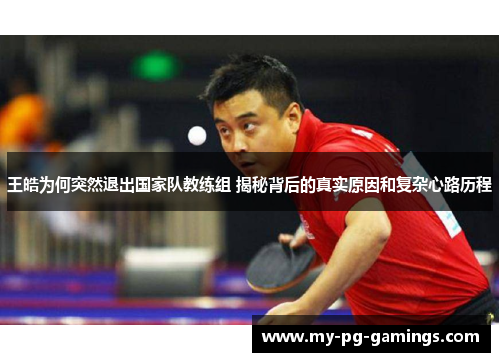 王皓为何突然退出国家队教练组 揭秘背后的真实原因和复杂心路历程